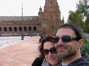 Mandy and Me at Plaza de España